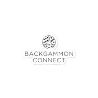 Backgammon Connect Logo Bubble-free stickers