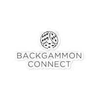 Backgammon Connect Logo Bubble-free stickers