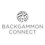 Backgammon Connect Logo Bubble-free stickers