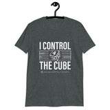 I Control The Cube Backgammon T-Shirt - White Print