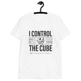 I Control The Cube Backgammon T-Shirt - Black Print