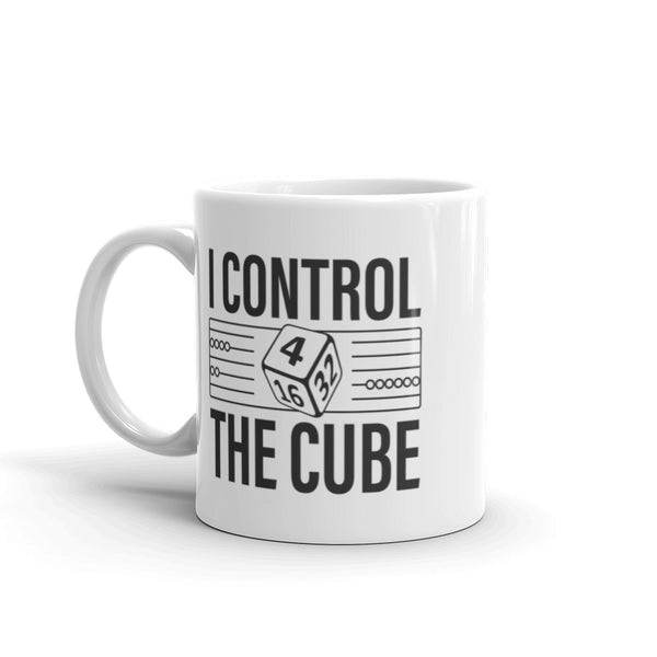 I Control The Cube Backgammon Mug